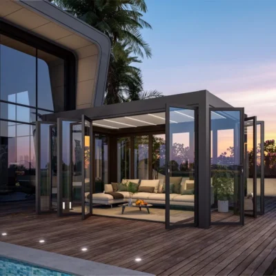 Pergola Bioclimatique Premium Luxe - Motorisé