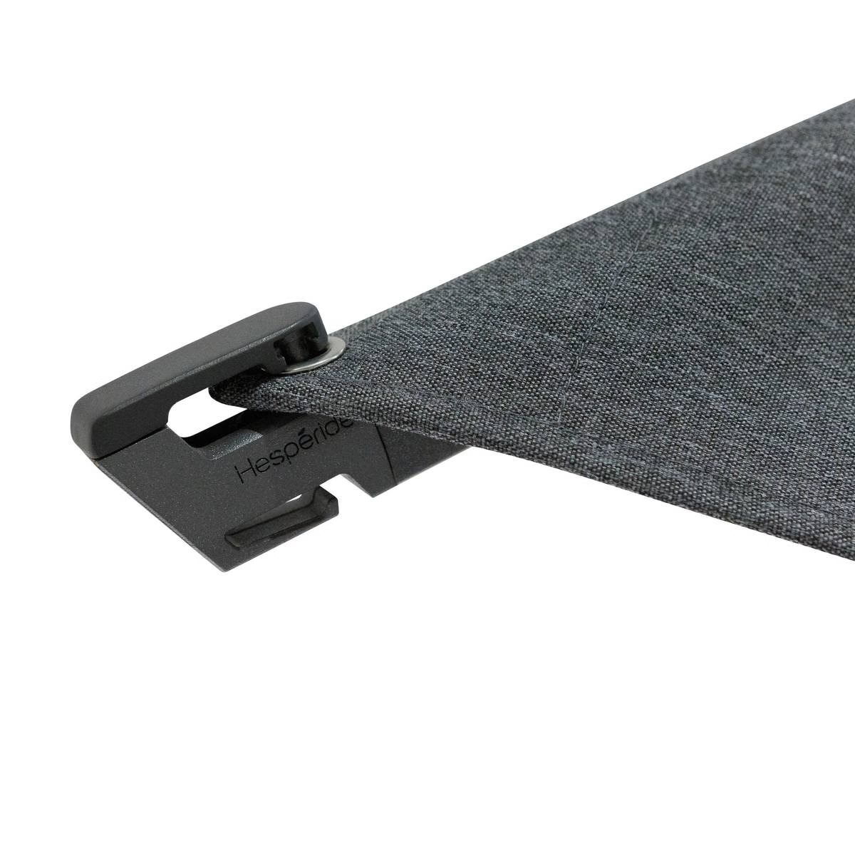 Parasol déporté rectangulaire inclinable MELHIA Anthracite / Graphite 4 x 3 m - Aluminium traité époxy, Acier, Oléfine - Prix Destockage – Image 5