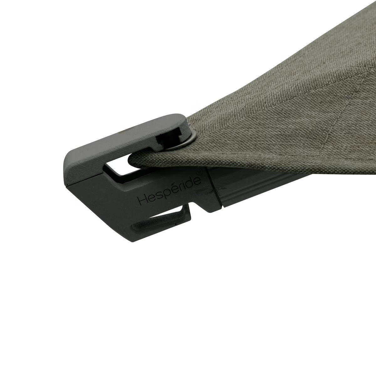 Parasol déporté rectangulaire inclinable MELHIA Vert laurier 4 x 3 m - Aluminium, Acier, Oléfine - Prix Destockage – Image 8