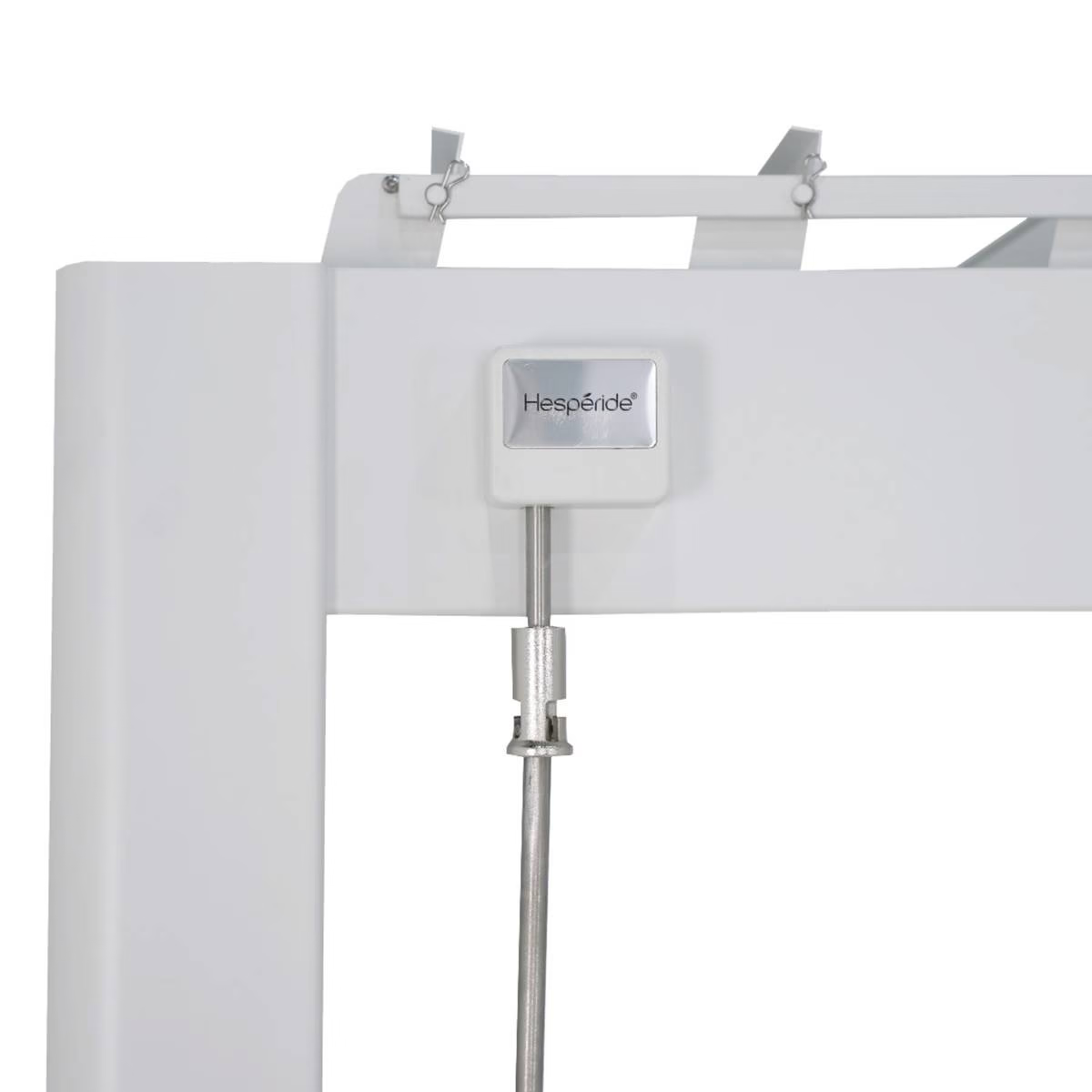 Pergola bioclimatique EVORA Blanc 6 x 3,6 m - Structure et lames doubles en aluminium – Image 5