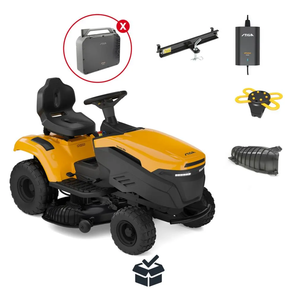 Tracteur tondeuse Stiga à batterie Tornado 398e – Neuf - Prix Destockage – Image 11