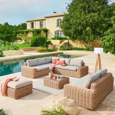 Salon de jardin SAVANA - 9 places – Prix usine – DESTOCKAGE